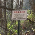 010 High Water Danger Sign
